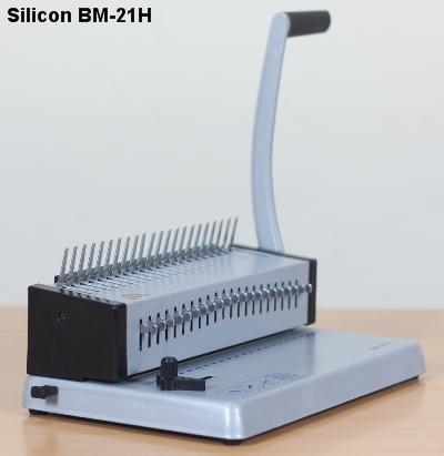 Máy đóng sách gáy nhựa Silicon BM-21H