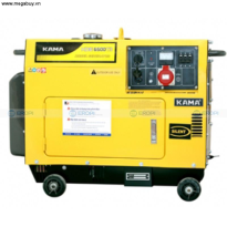 Máy phát điện dầu KAMA KGE6500T3 ,5 KVA ,đề nổ chống ồn 3 pha