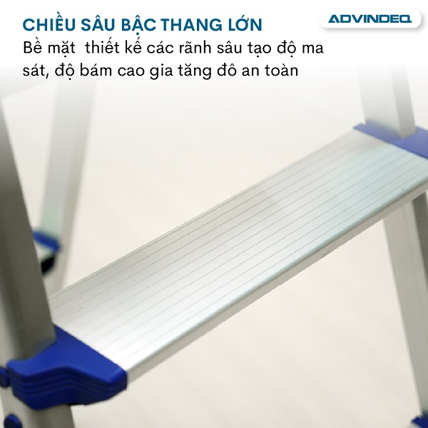 Thang nhôm gấp chữ A ADVINDEQ ADL804
