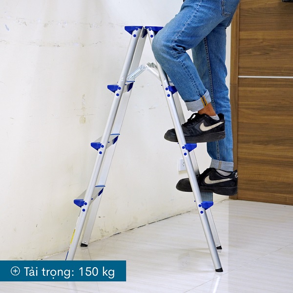Thang nhôm gấp chữ A ADVINDEQ ADL804
