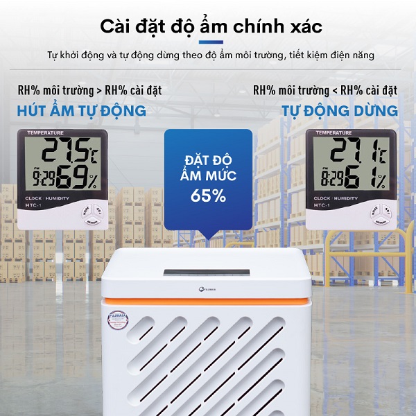 Máy hút ẩm công nghiệp FUJIHAIA DH90B