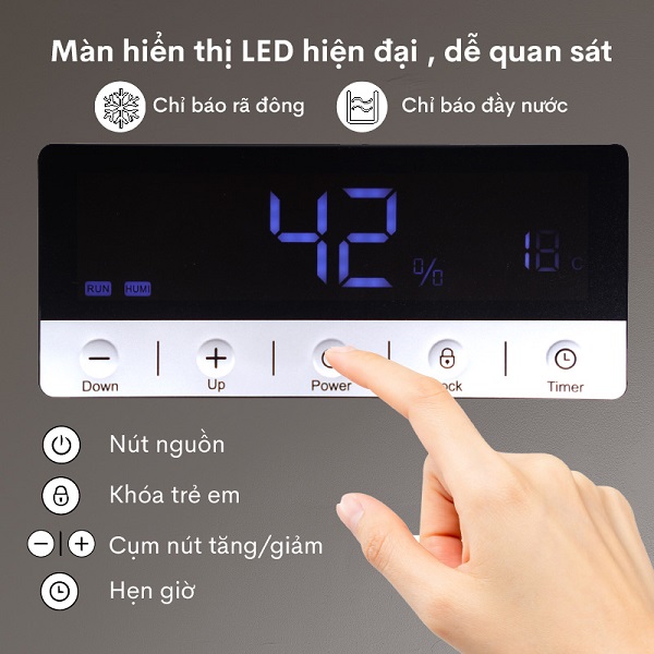 Máy hút ẩm công nghiệp FUJIHAIA DH90W