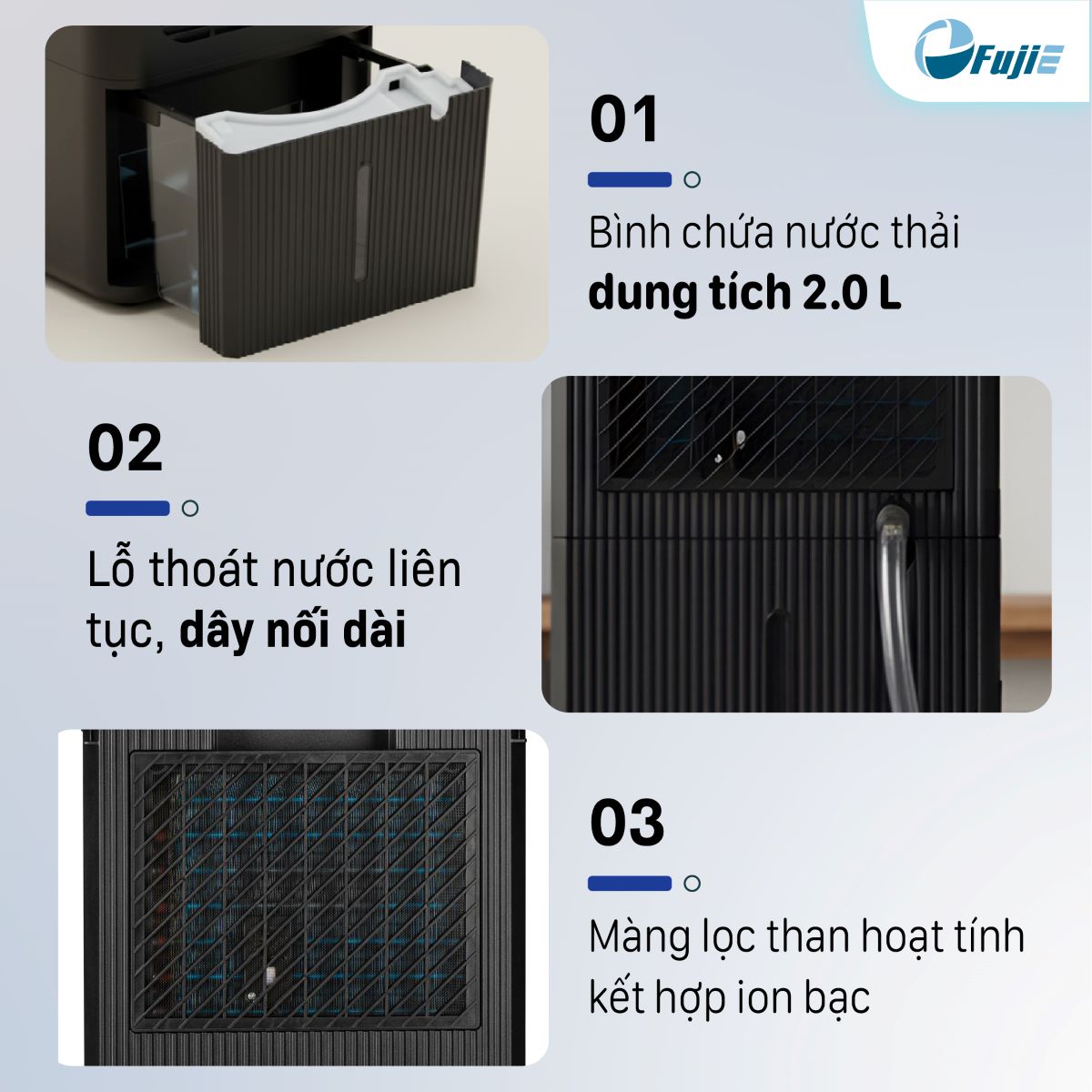 Máy Hút Ẩm Dân Dụng FujiE HM-912ED Máy Hút Ẩm Dân Dụng FujiE HM-912ED