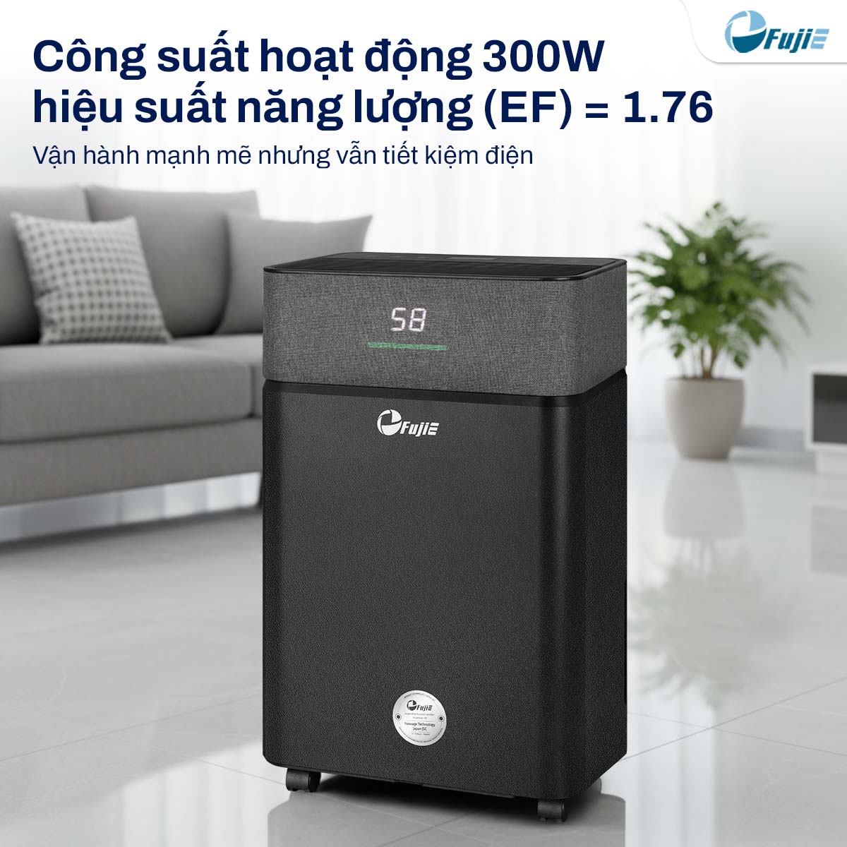 Máy Hút Ẩm Dân Dụng FujiE HM-916ED Máy Hút Ẩm Dân Dụng FujiE HM-916ED