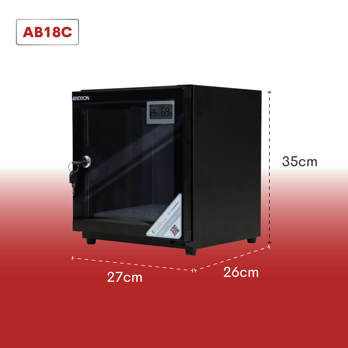 Tủ chống ẩm Andbon AB-18C Tủ chống ẩm Andbon AB-18C