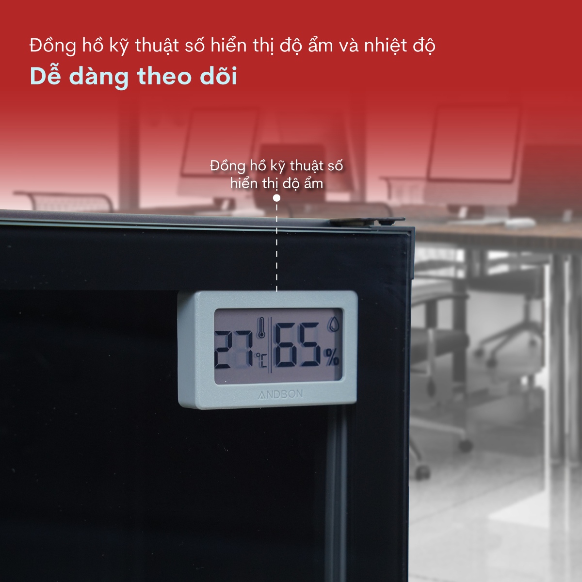 Tủ chống ẩm Andbon AB-18C Tủ chống ẩm Andbon AB-18C