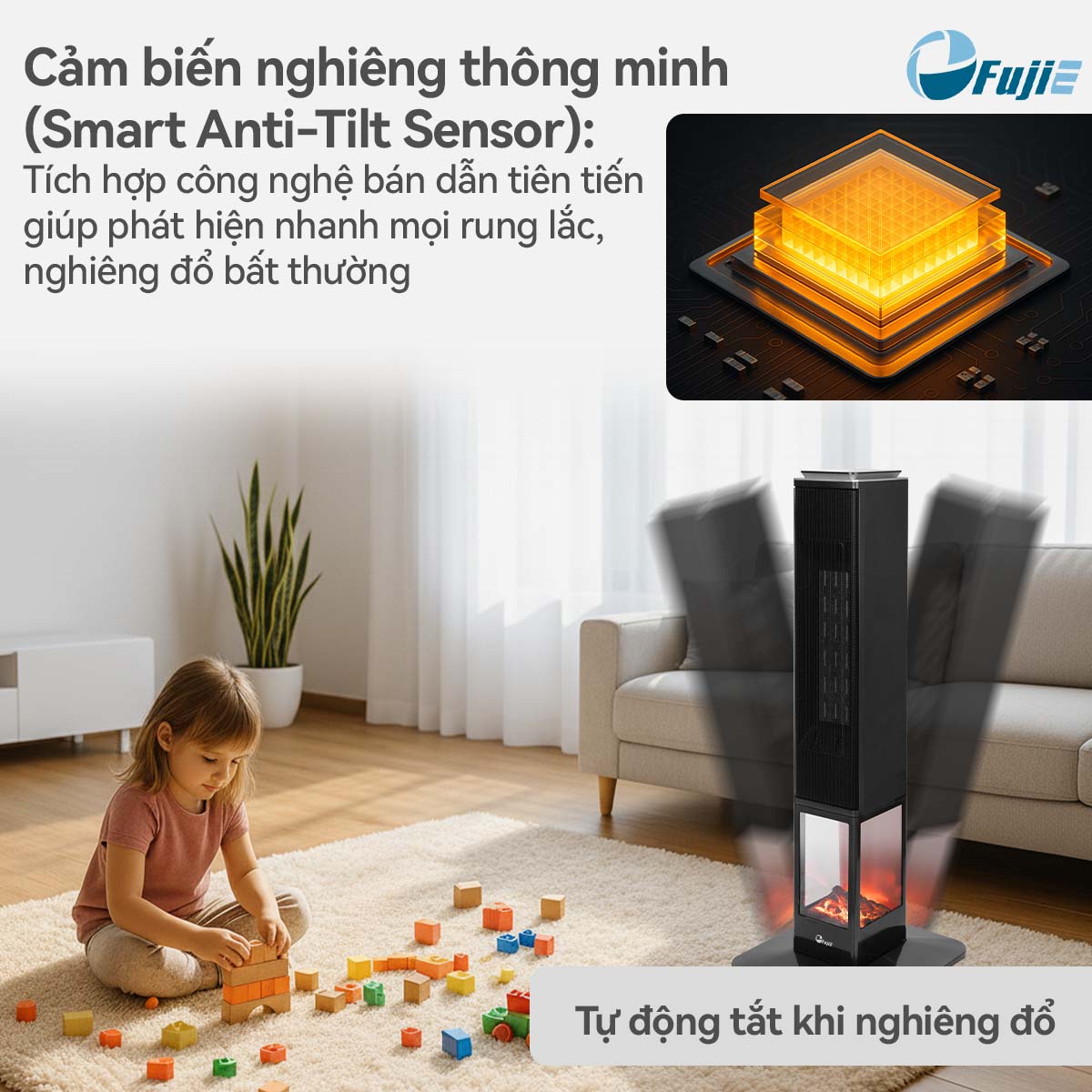 Máy sưởi gốm FujiE VH08
