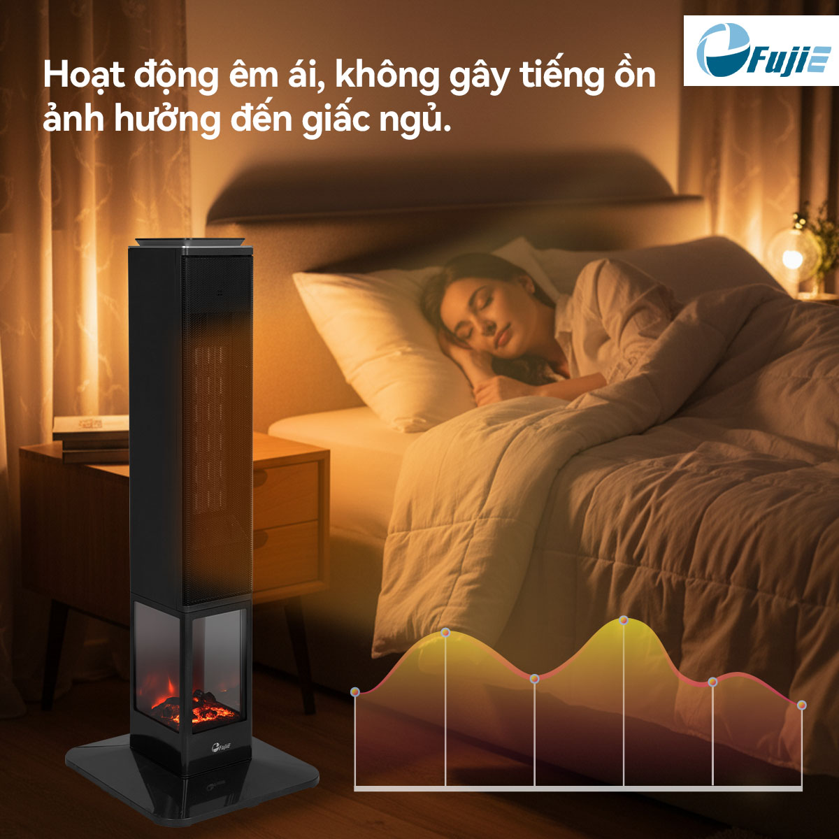 Máy sưởi gốm FujiE VH08