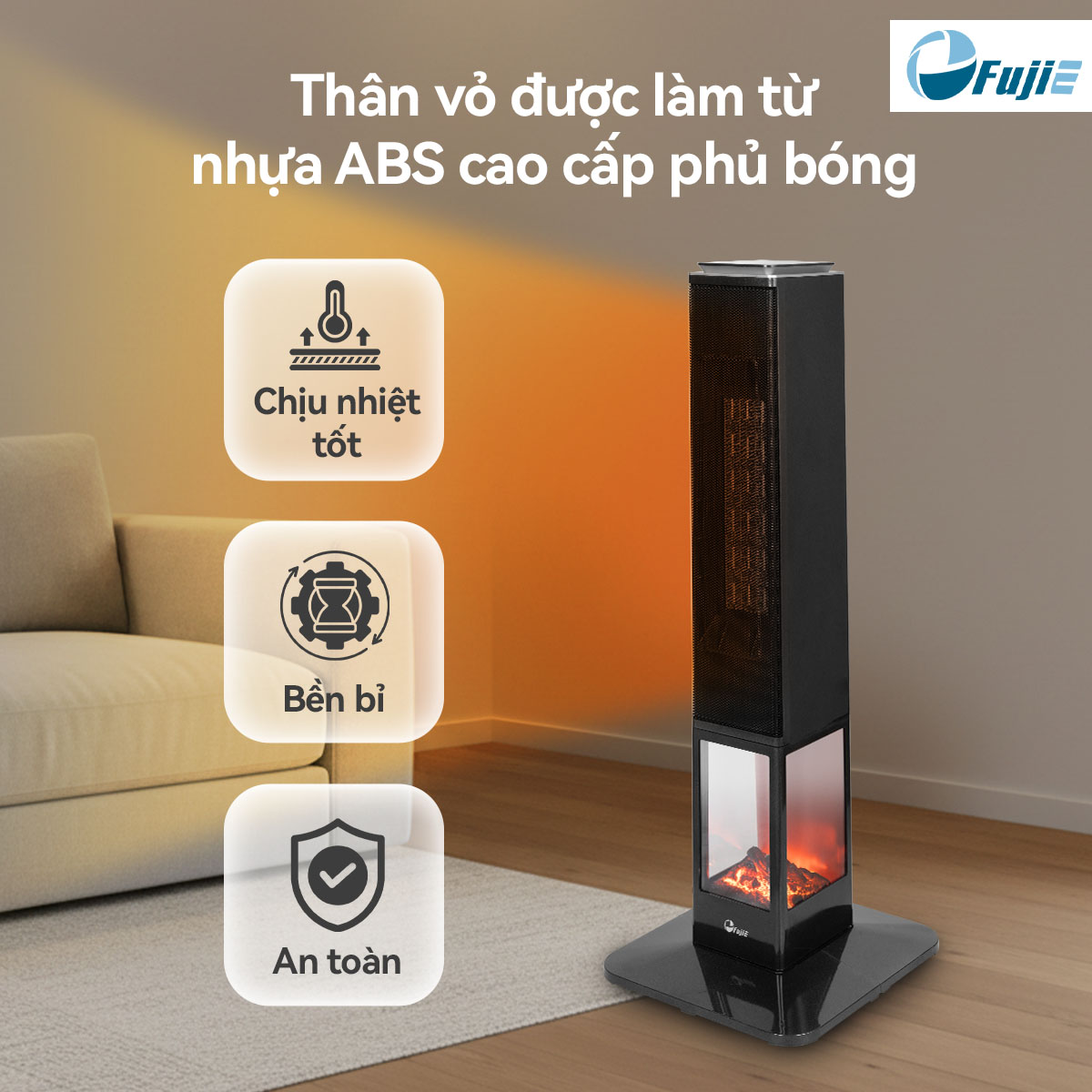 Máy sưởi gốm FujiE VH08 Máy sưởi gốm FujiE VH08