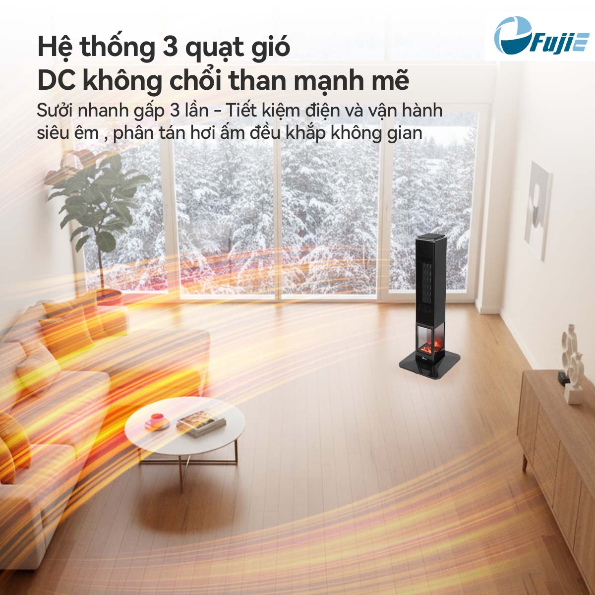 Máy sưởi gốm FujiE VH08 Máy sưởi gốm FujiE VH08