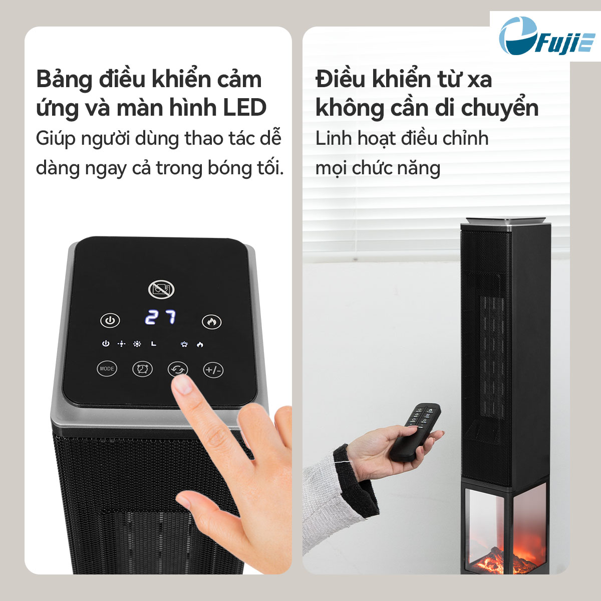 Máy sưởi gốm FujiE VH08 Máy sưởi gốm FujiE VH08