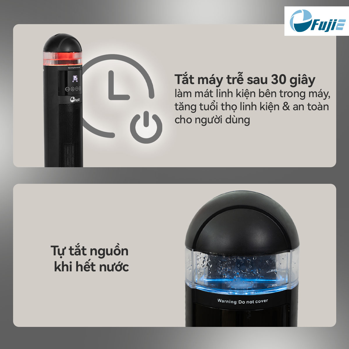 Điều khiển từ xa: Thoải mái điều khiển từ mọi vị trí trong phòng.